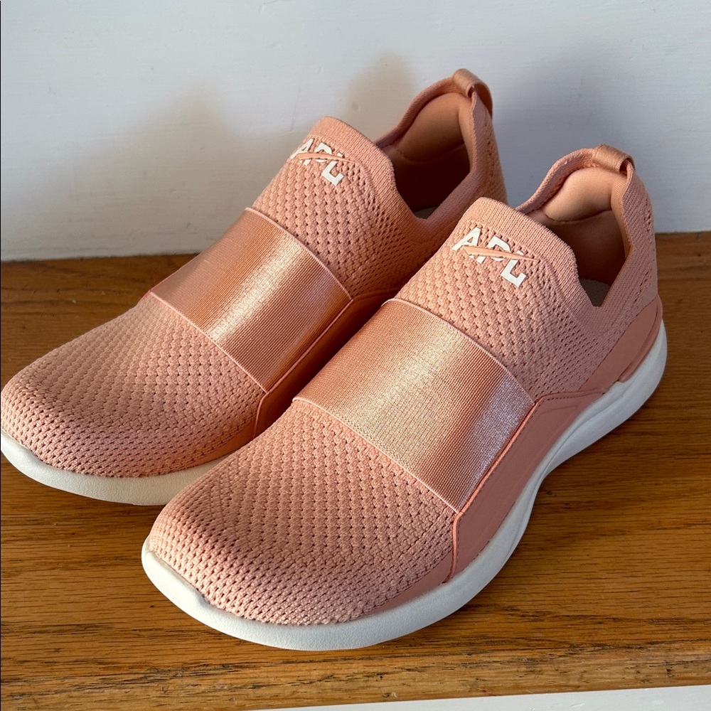 APL Women's blush/ ivory Athletic Slip-Ons